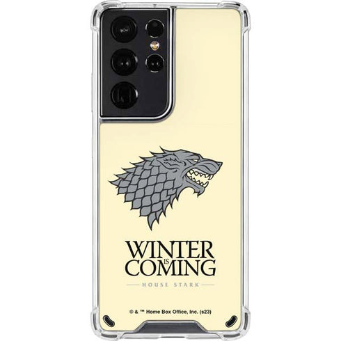 Game of Thrones: House Stark Sigil Galaxy S21 Ultra 5G Clear Case